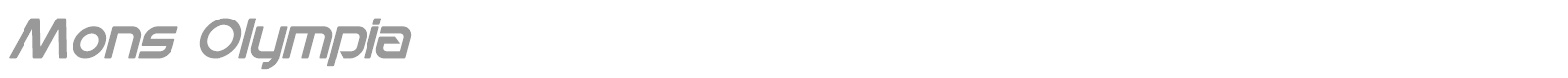 Mons Olympia font preview
